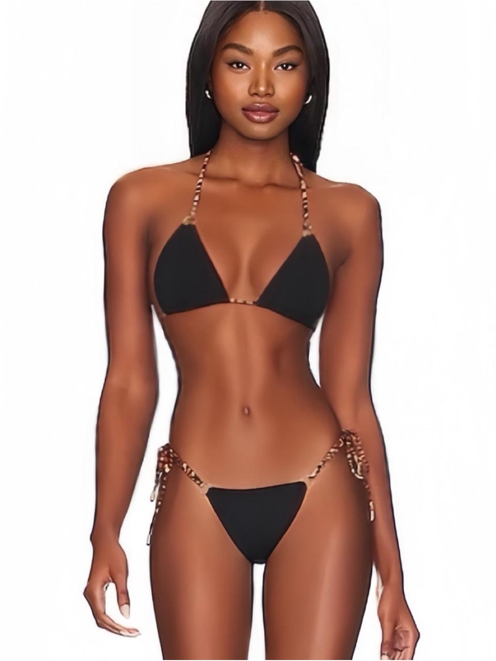 Indah Cherie Cheetah tie side bikini 🐆